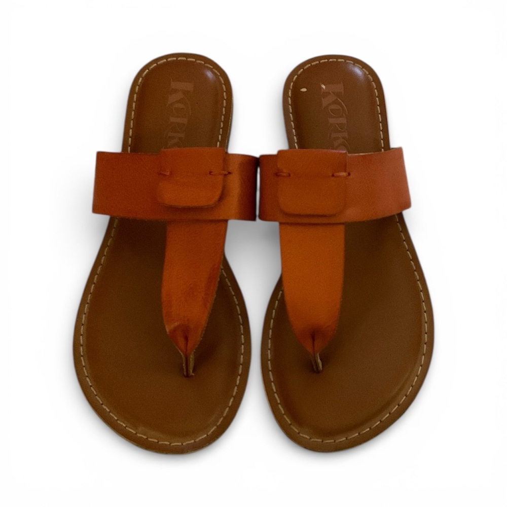 Korks Women's Vibrant Orange Sandals